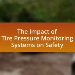The Impact of Tire Pressure Monitoring Systems on Safety