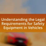 Understanding the Legal Requirements for Safety Equipment in Vehicles