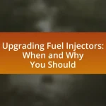 Upgrading Fuel Injectors: When and Why You Should